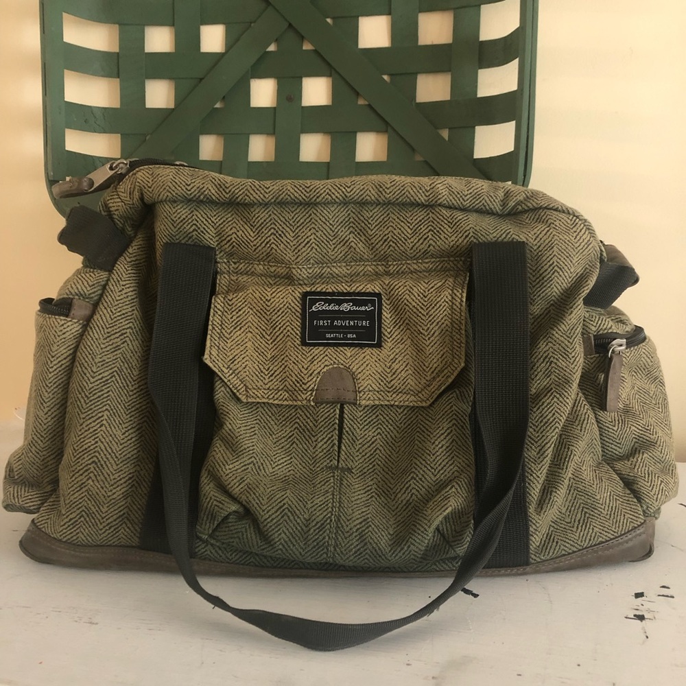 Eddie Bauer Bygone Duffel Multi Compartment Travel Bag